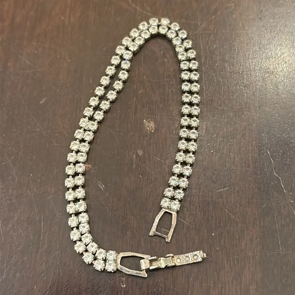 Vintage rhinestone bracelet